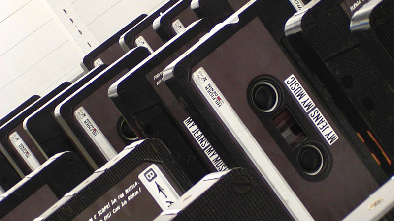 interactive in-store audio installation